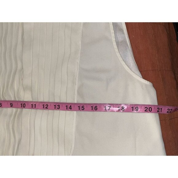 Polo Ralph Lauren Cream Tunic Sleeveless Top Women's Size 12 - Picture 6 of 8